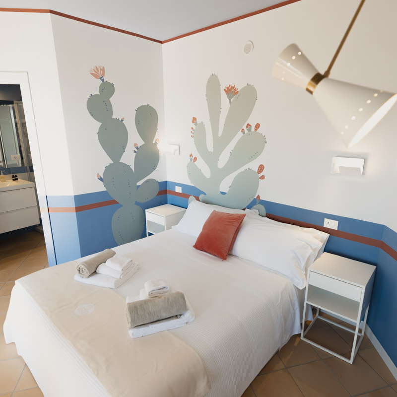 Dolcevita Egadi Resort Deluxe Seaview Room Burgarella Letto